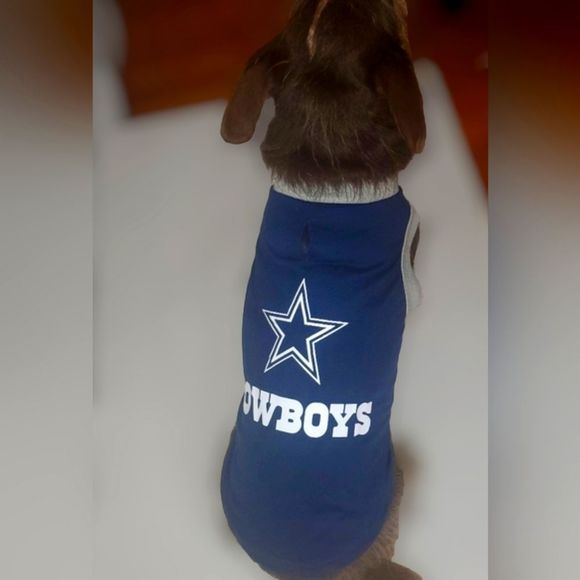 NFL Dallas Cowboys Dog Tshirt Size Small Or Medium - Picture 13 of 16